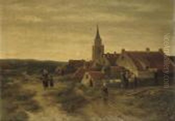 Figures In The Dunes Of Scheveningen - view 1