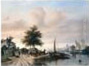Dutch, 1813-76 by Salomon Leonardus Verveer