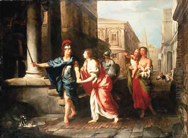The Parting of Hector and Andromache - view 1