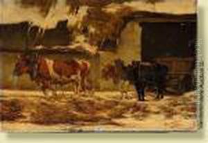Attelage De Bufs A La Sortie De Lagrange