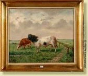 Taureau Et Vaches Au Pre