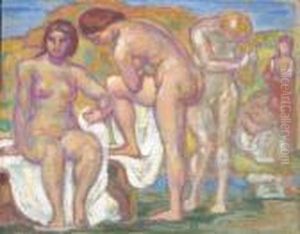 Bagnanti by Ludolf Henric Verworner