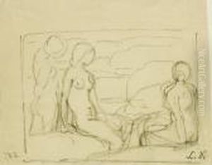 Composizione Con Nudi by Ludolf Henric Verworner
