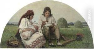 Rest From The Harvest by Jaroslav Friedrich Julius Vesin
