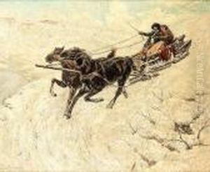The Sleigh Ride by Jaroslav Friedrich Julius Vesin
