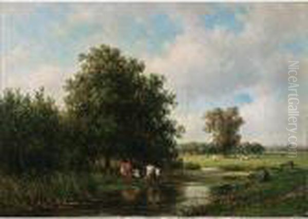 Landschap Bij Oosterhout" - view 1