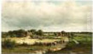 Cows In An Extensive Landscape