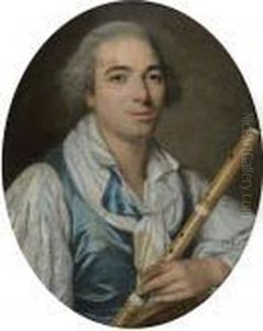 Portrait D'un Jeune Musicien Tenant Une Flute