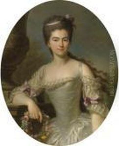 Portrait Of A Woman by Antoine Vestier