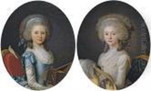 Portrait D'emilie-angelique De Serent Portrait D'emilie-angelique De Serent