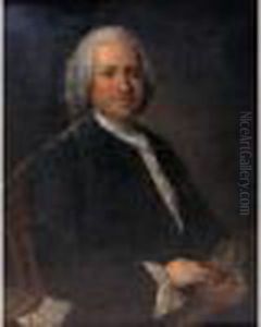 Portrait D'homme Tenant Une Tabatiere