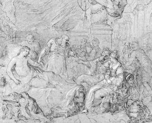 Antiochus and Stratonica by Jean-Charles Frontier