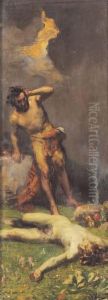 Caino E Abele (bozzetto Per La Tela Della Cattedrale Di San Maurizio A Imperia)