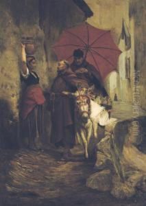 Le Retour De La Dime by Jehan Georges Vibert