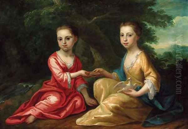Portrait of two children - view 1