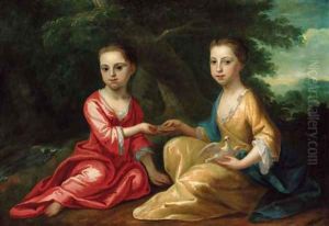 Portrait of two children by Thomas Frye