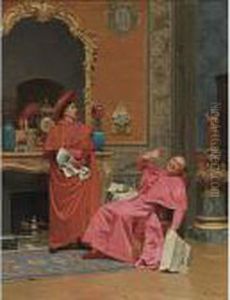 Les Journaux by Jehan Georges Vibert