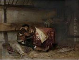 The Spanish Saddle Maker by Jehan Georges Vibert