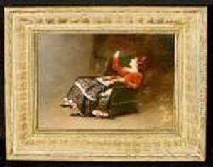 A Woman Of Leisure by Jehan Georges Vibert
