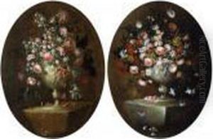 Nature Morte Con Vaso Di Fiori by Vicenzino