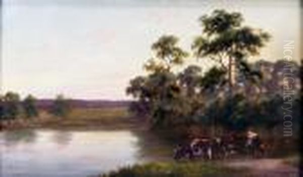 Cows In A Landscape - view 1