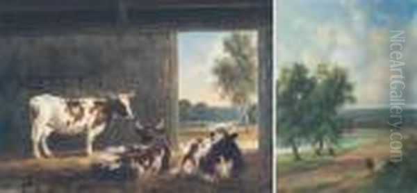 Two Pastorals: In The Barn; By The River - view 1