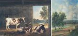 Two Pastorals: In The Barn; By The River by Henry Harold Vickers