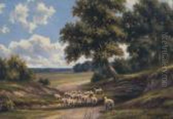 Lane At King's Heath, Worcestershire, England. - view 1