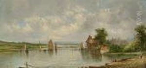 A View On An Estuary, A Castle Beyond