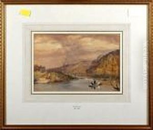 Anglers In A River Landscape