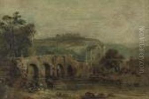 Bridge At Stirling by Alfred Vickers