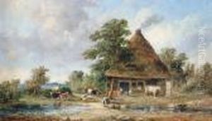 The Village Smithy by Alfred Vickers