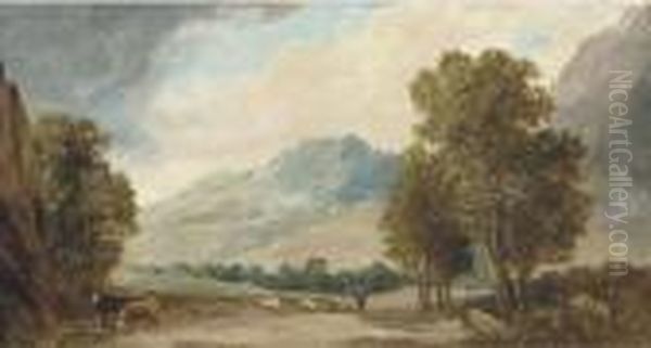 Shepherd And His Flock - view 1