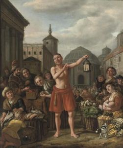 Diogenes Searching For An Honest Man