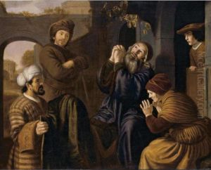 Jacob Being Shown Joseph's Robe (genesis 37: 32 -33) by Jan Victors