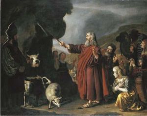 Moses Striking The Rock