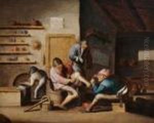 Die Fussoperation. by Anthonie Victoryns