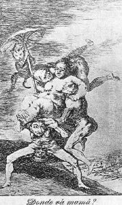 Caprichos Plate 65 Where Is Mama Going