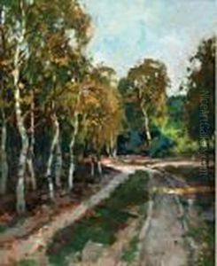 Landweg Bij Nunspeet by Bernard, Ben Viegers