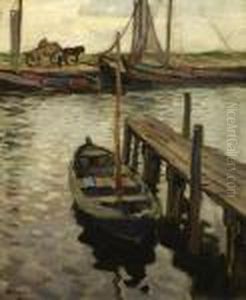 A Pier With A Boat
