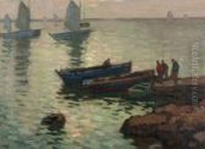 Vissersschepen Bij Concarneau
