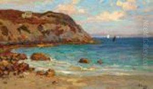 A View Of A Coastline by Bernard, Ben Viegers