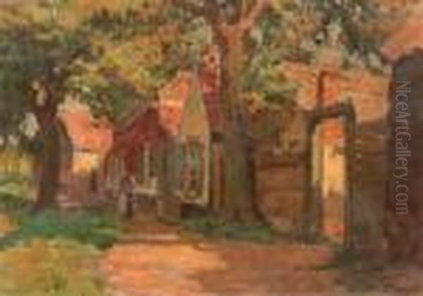 A Village In Autumn - view 1
