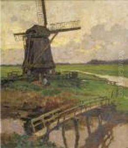 The Mill At Dusk by Bernard, Ben Viegers
