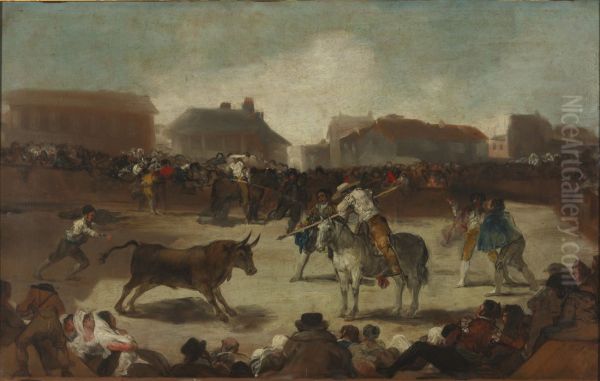 Village Bullfight - view 1