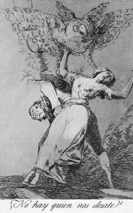 Caprichos Plate 75 Can't Anyone Untie Us
