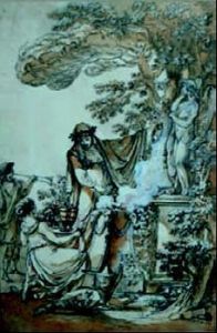 L'offrande
Encre Et Sepia by Joseph-Marie Vien