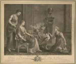 La Marchande D'amours Par J. Beauvailet by Joseph-Marie Vien