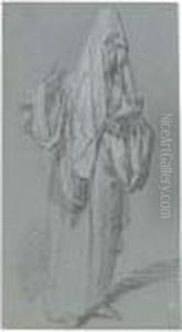 A Young Man Standing, In Oriental Costume by Joseph-Marie Vien