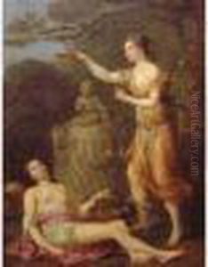 L'autel Du Jeune Bacchus by Joseph-Marie Vien
